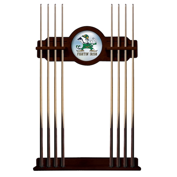 Notre Dame Leprechaun Cue Rack in English Tudor Finish